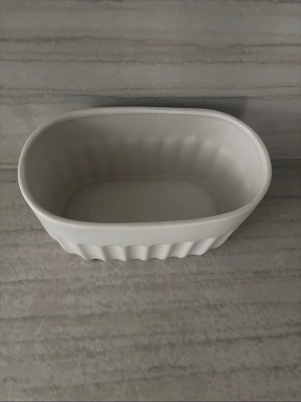 White Ceramic flower pot